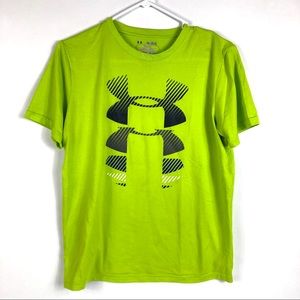 Under Armour Neon Green Graphic Logo Tee T-shirt
